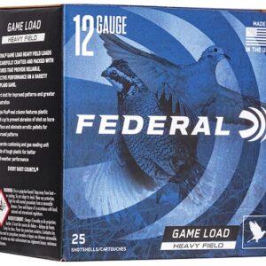 Federal Game Load Upland Heavy Field 12 Gauge Ammo Box of 100