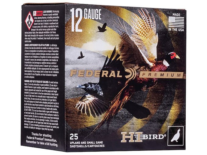 166565.jpg Federal Premium Hi-Bird 12 Gauge Ammo Box of 100