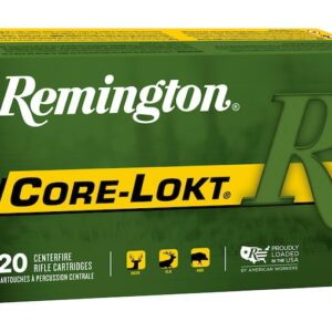 Remington Core-Lokt 30-06 Springfield Ammo 180 Grain Jacketed Soft Point Box of 1000
