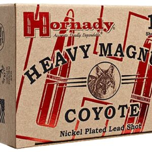 Hornady Heavy Magnum Coyote 12 Gauge Ammo 3″ BB Nickel Plated Lead Shot 1-1/2 oz Box of 100