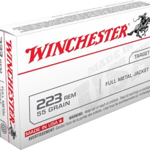 Winchester White Box USA 223 Remington Ammo 55 Grain Full Metal Jacket of 1000