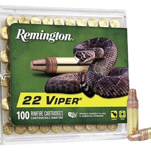 Remington Viper Hyper Velocity 22LR Ammo 36 Grain Plated Truncated Cone Of 5000 Rounds