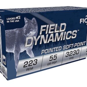 Home Fiocchi Field Dynamics 223 Remington Ammo 55 Grain Jacketed Soft Point of 1000