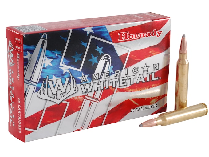 371303.jpg Hornady American Whitetail 300 Winchester Magnum Ammo 180 Grain Hornady Interlock Jacketed Soft Point Box of 1000