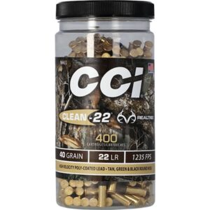 CCI Clean-22 High Velocity Realtree Edition 22LR Ammo 40 Grain Round Nose Of 5000 Rounds