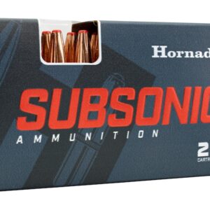 Hornady Subsonic 45-70 Government Ammo 410 Grain Hornady FTX Polymer Tip Box of 1000