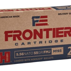 Home Frontier Cartridge Military Grade 5.56x45mm NATO Ammo 55 Grain Hornady Full Metal Jacket Of 1000 Rounds