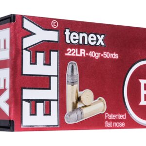 Eley Tenex EPS 22LR Ammo 40 Grain Flat Nose