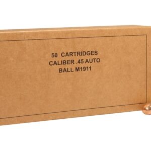 Winchester Military Service Grade 45 ACP Ammo 230 Grain Full Metal Jacket of 100