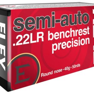 Eley Semi-Auto Benchrest Precision 22LR Ammo 40 Grain Round Nose Box of 200