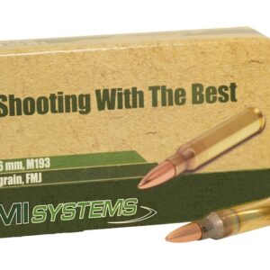 IMI M193 5.56x45mm NATO Ammo 55 Grain Full Metal Jacket Of 1000 Rounds