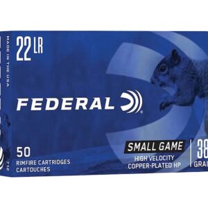 Federal Game-Shok 22LR Ammo 38 Grain Plated Hollow Point Of 200 Rounds