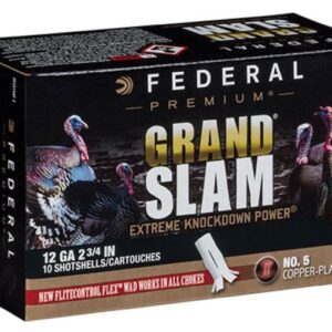 Federal Premium Grand Slam Turkey 12 Gauge Copper Plated Lead Ammo Box of 100