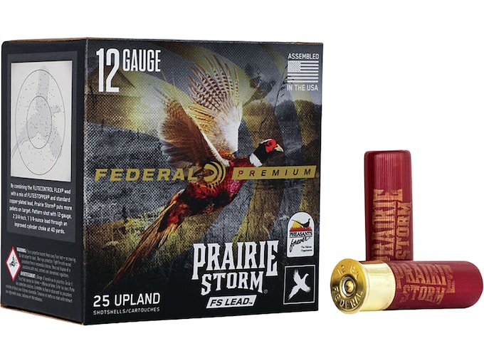 Federal-Premium-Prairie-Storm-12-Gauge-Copper-Plated-Lead-Ammo.jpg Federal Premium Prairie Storm 12 Gauge Copper Plated Lead Ammo Box of 100