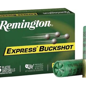 Remington Express Managed-Recoil 12 Gauge Buckshot Ammo 2-3/4″ Box of 100