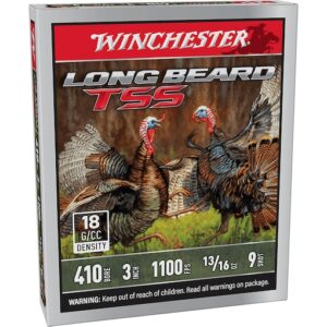 Winchester Long Beard TSS Turkey 410 Ammo 3″ #9 Tungsten Shot 13/16 oz Box of 100