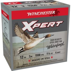Winchester Xpert High Velocity Waterfowl 12 Gauge Steel Ammo Box of 100