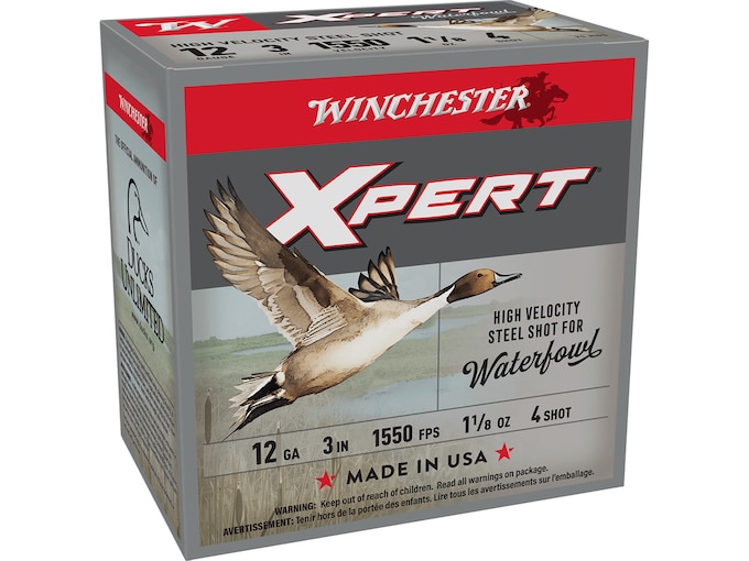 Winchester-Xpert-High-Velocity-Waterfowl-12-Gauge-Steel-Ammo.jpg Winchester Xpert High Velocity Waterfowl 12 Gauge Steel Ammo Box of 100