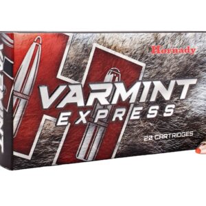 Hornady Varmint Express 223 Remington Ammo 55 Grain Hornady V-Max Polymer Tip of 1000